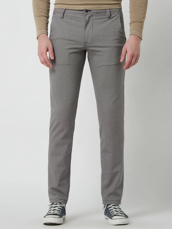 Selected Homme Slim Fit Chino Mit Karomuster Modell 'Storm' - Schlamm Meliert 4 Selected Homme Slim Fit Chino Mit Karomuster Modell 'Storm' - Schlamm Meliert – Bild 4