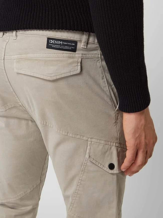 Tom Tailor Denim Slim Fit Cargohose Mit Stretch-Anteil - Kitt 3 Tom Tailor Denim Slim Fit Cargohose Mit Stretch-Anteil - Kitt – Bild 3