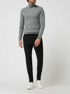 Matinique Regular Fit Chino Aus Jersey Modell 'Liam' - Schwarz