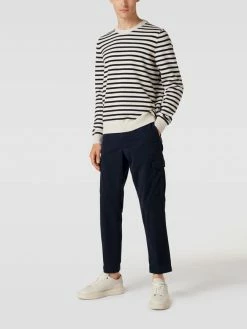 BOSS Casualwear Cargohose Mit Label-Patch Modell 'Taber' - Marineblau