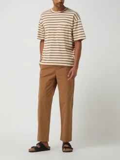 Minimum Straight Fit Jogpants Mit Elastischem Bund Modell 'Belt' - Offwhite