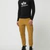 Alpha Industries Cargohose Mit Label-Details Modell 'Twill' - Sand -BE EDGY Shop ah34gli86l9j8ha491242gq66d0l8dic9p84ke1j6db44lhp8d4kul1g8gs4cda2a55kadq46oo3ahhl9p3jcpj260r6adr264r32chkc4omaeb26srm4dplcgoj2c1p6lhjed0