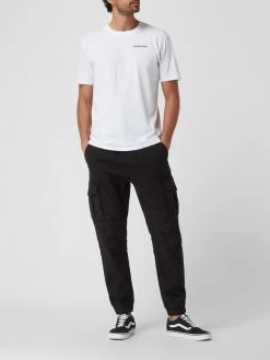 REVIEW Cargohose Mit Elastischem Bund - Schwarz