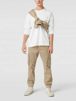 REVIEW Cargohose Mit Elastischem Bund - Beige