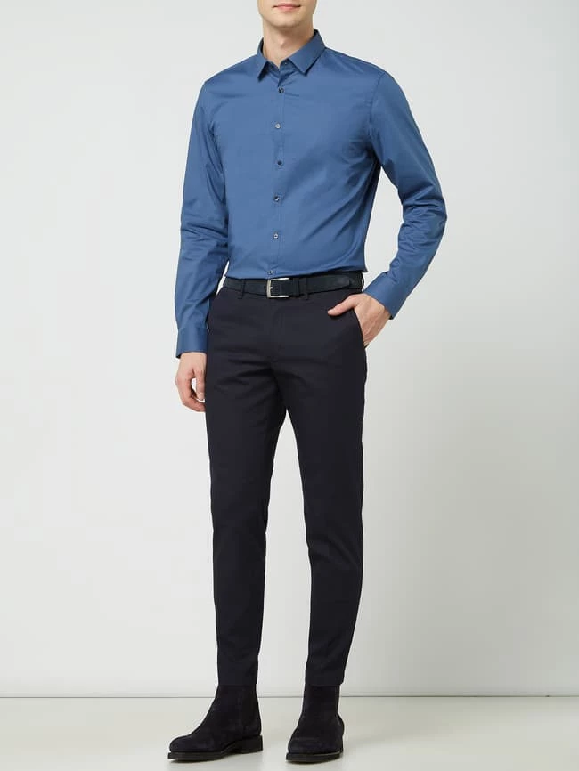 Drykorn Chino Mit Stretch-Anteil Modell 'Mad' - Blau 1 Drykorn Chino Mit Stretch-Anteil Modell 'Mad' - Blau