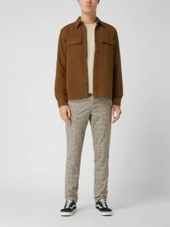 Pepe Jeans Relaxed Tapered Fit Jogpants Mit Woll-Anteil Modell 'Castle' - Beige