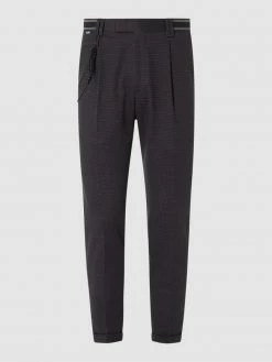 Cinque Bundfaltenhose Mit Viskose-Anteil Modell 'Cisand' - Schwarz