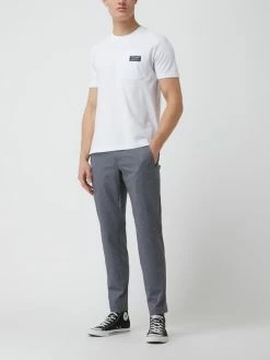 Brax Cropped Fit Chino Aus Jersey Modell 'Phil' - Graphit
