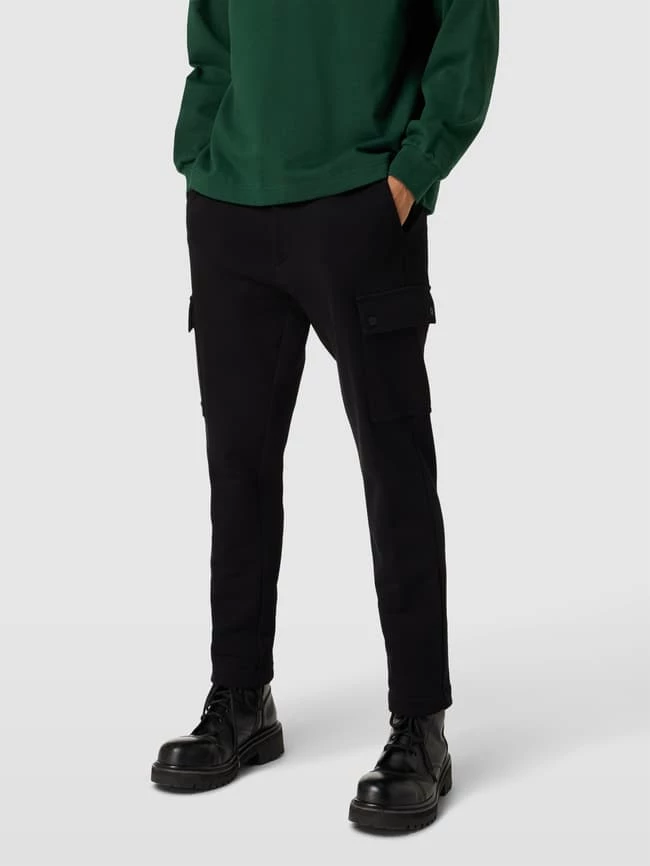 HUGO Jogpants Mit Cargotaschen Modell 'Glian' - Schwarz 4 HUGO Jogpants Mit Cargotaschen Modell 'Glian' - Schwarz – Bild 4